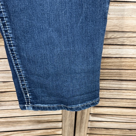 Cato Jeans Dark Blue Denim Capri Plus Size 16 - Picture 3 of 11